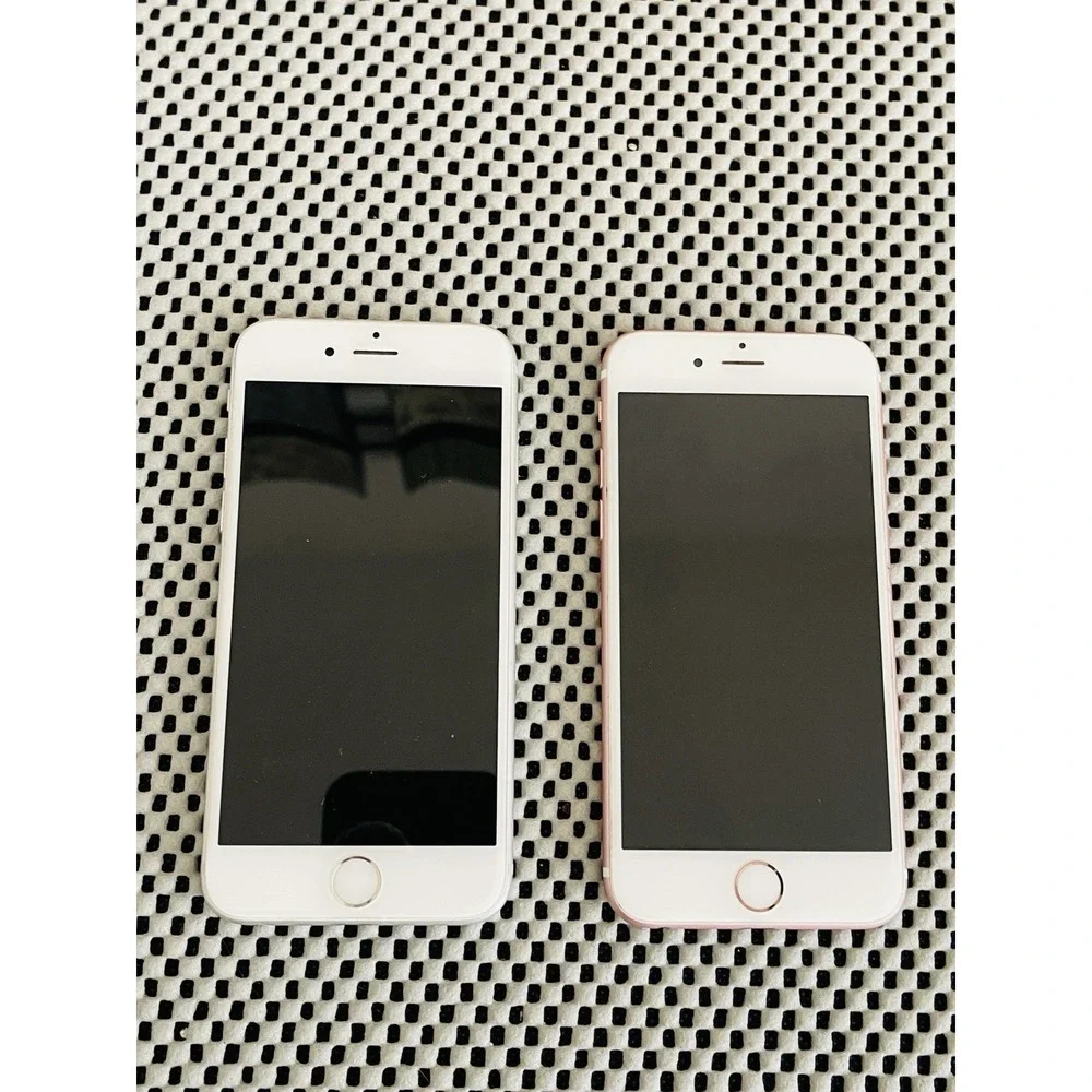 LOT OF 2• Apple iPhone 5 ROSE GOLD • SILVER FOR PARTS/REPAIR • UNTESTED